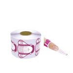 Rollo exclusivo de moldes adhesivos para uñas con guía de cuadrícula