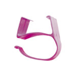 Gancho clip rosa premium para colgar bolsas y accesorios