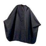Capa exclusiva para peluquería profesional en negro