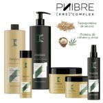 Tratamiento capilar reestructurante innovador con proteínas de sésamo, cáñamo y arroz, vendido