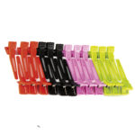 Set exclusivo de pinzas para cabello profesionales en colores vibrantes