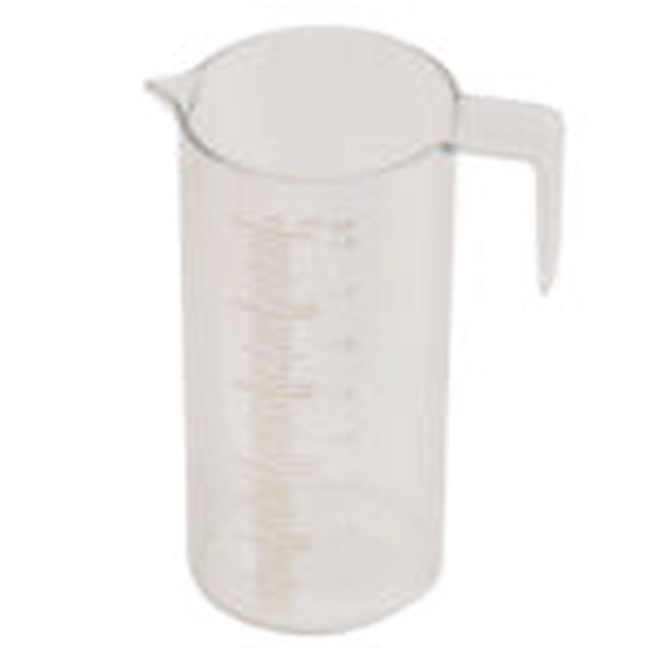Vaso medidor exclusivo transparente 250 ml con pico y mango — precisión profesional