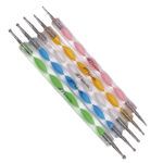 Set exclusivo de dotting tools para nail art con acabado colorido