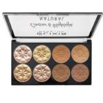 Paleta de maquillaje 8 tonos iluminadores y bronceadores ‘innovador