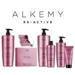Set exclusivo Alkemy Re-Active: shampoo, fluido y serum, número uno en reparación