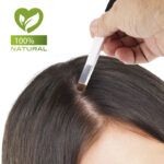 Maquillaje capilar retoca raíces marrón medio innovador con brocha y espejo acabado platinum