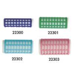 Set exclusivo de rulos con rejilla multicolor para peinados