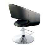 Sillón exclusivo de peluquería moderno en acabado oscuro