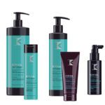 Set exclusivo de volumen capilar en envases turquesa y morado