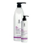 Set capilar R+ Structurant ‘exclusivo’ — shampoo, mascarilla y reparador