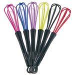 Varilla mezcladora de tinte en colores surtidos, bolsa 2 unid. 1 Set exclusivo de batidores de silicona coloridos para cocina