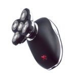 Exclusivo afeitadora rotatoria de 5 cabezales — compacto y ergonómico