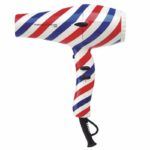 Secador pelo Twister Barber de AG 1 Secador exclusivo con diseño barbería en rayas rojas y azules