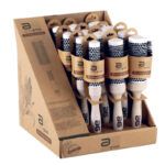 Set premium de cepillos redondos térmicos con mango de madera 3 tamaños