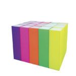Tacos pulidores de uñas NEÓN, paquete 20 unidades 1 Set exclusivo de esponjas multiusos en colores vibrantes