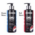 Dúo exclusivo Ossion: after shave crema y colonia premium para barbería