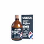 Bálsamo exclusivo para barba Ossion — envase premium de vidrio