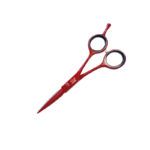 Tijeras de peluquería de diseño exclusivo en rojo brillante para profesionales