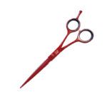 Tijeras de peluquería de diseño exclusivo en rojo brillante para profesionales